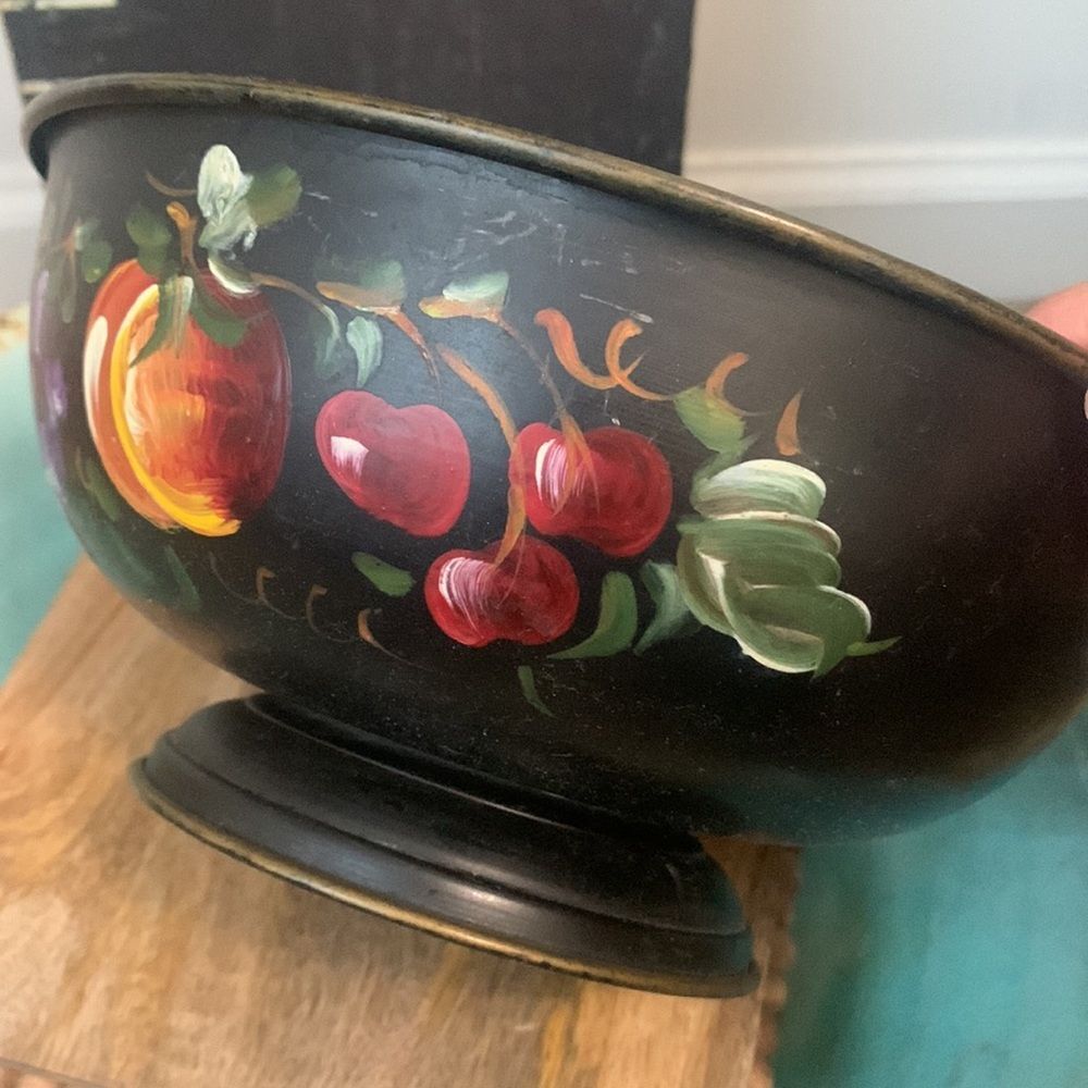 Hand painted vintage nashco bowl - Picture 3 of 7